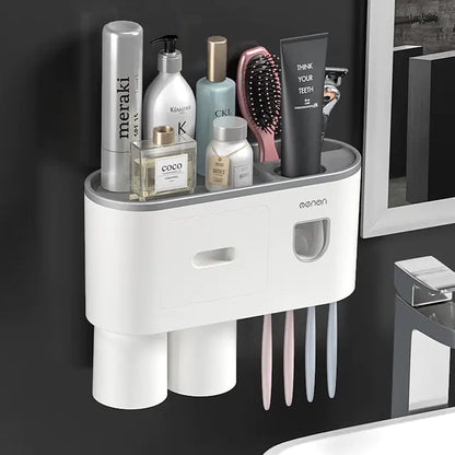 Magnetic Hanging Mouthwash Cup Holder