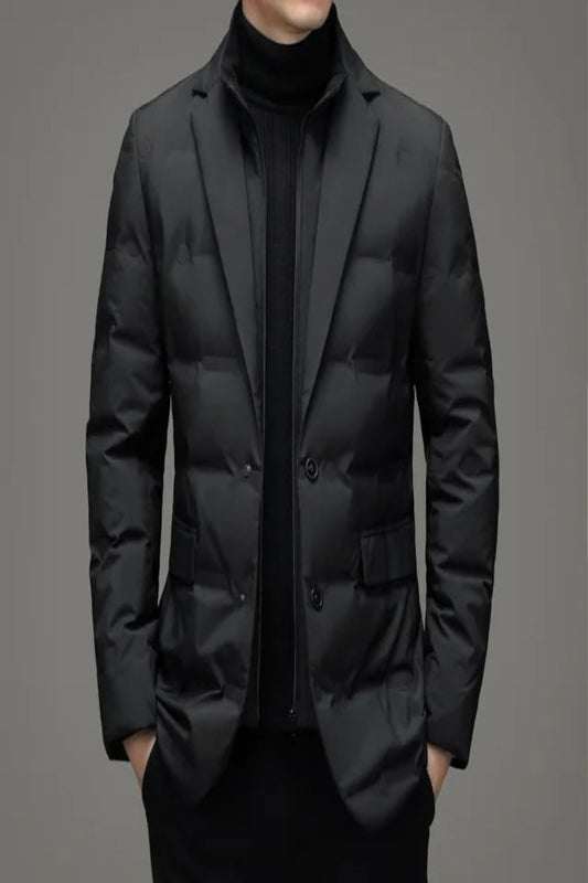 Men's Winter ; Two-piece Warm Blazer