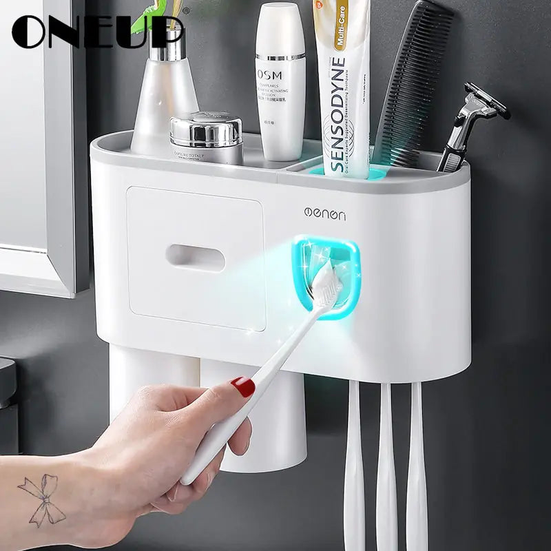 Magnetic Hanging Mouthwash Cup Holder