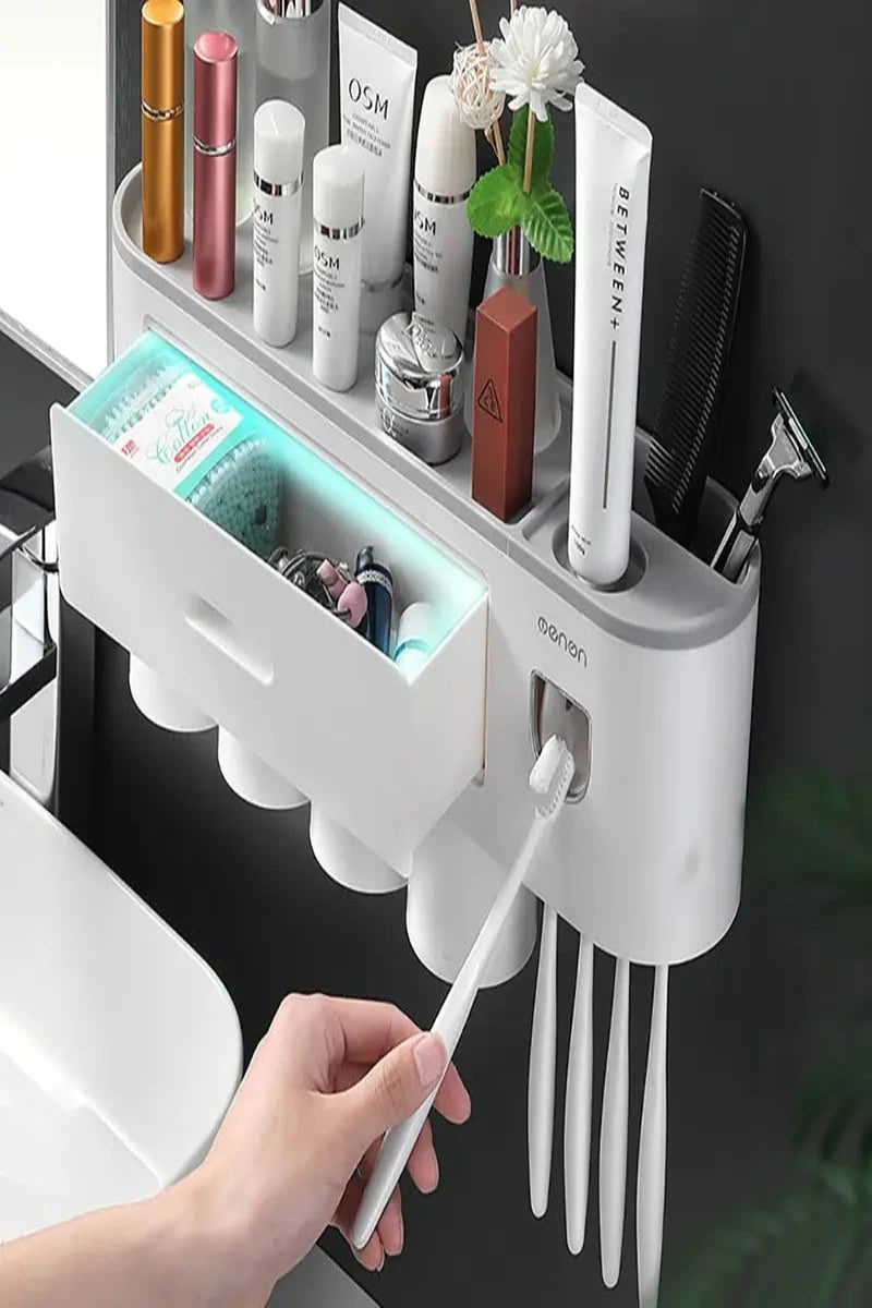 Magnetic Hanging Mouthwash Cup Holder