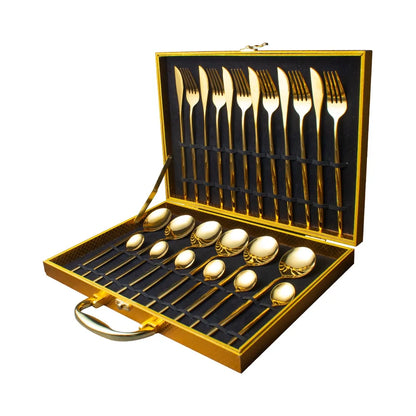 24 Pieces Luxury Cutlery Set